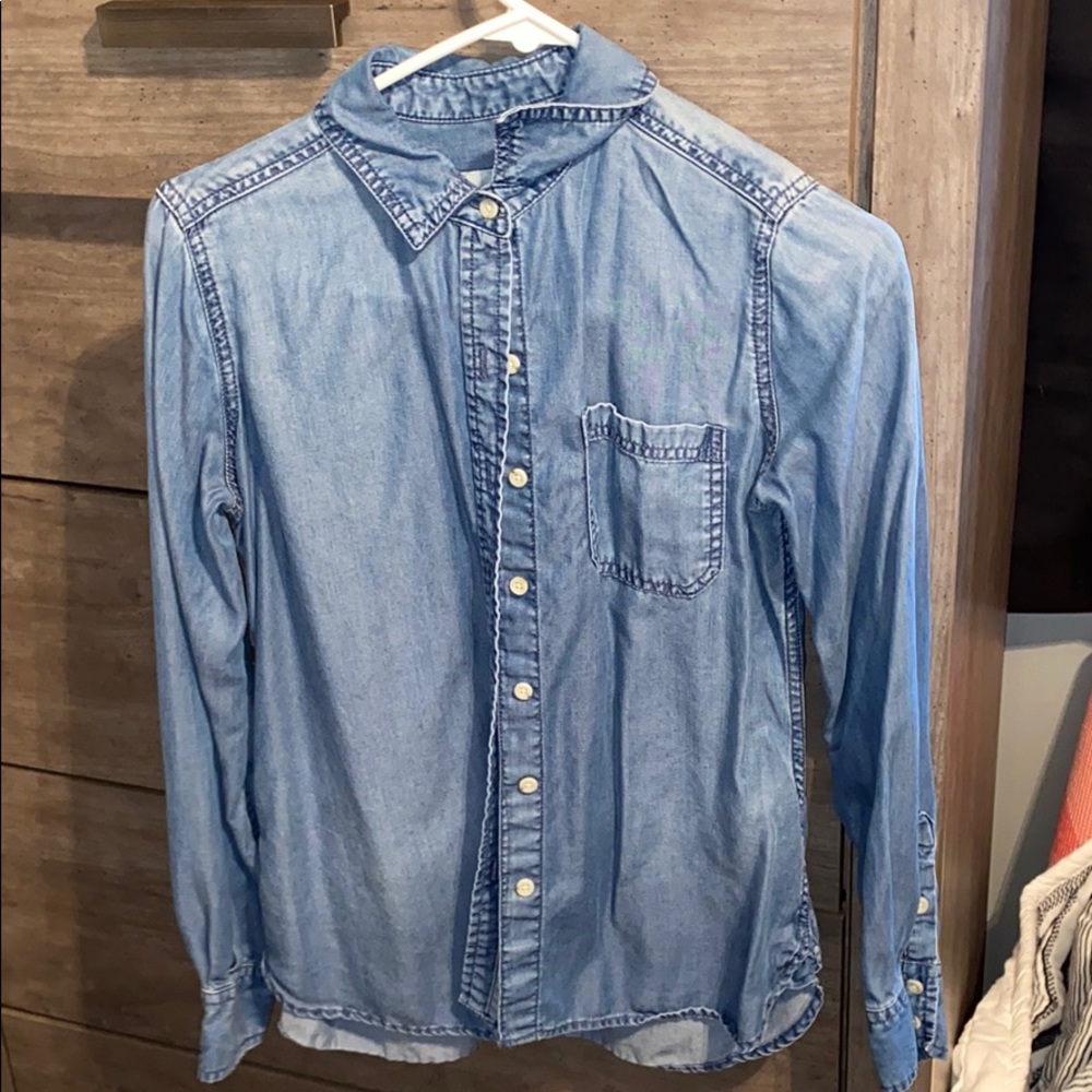 jean button up